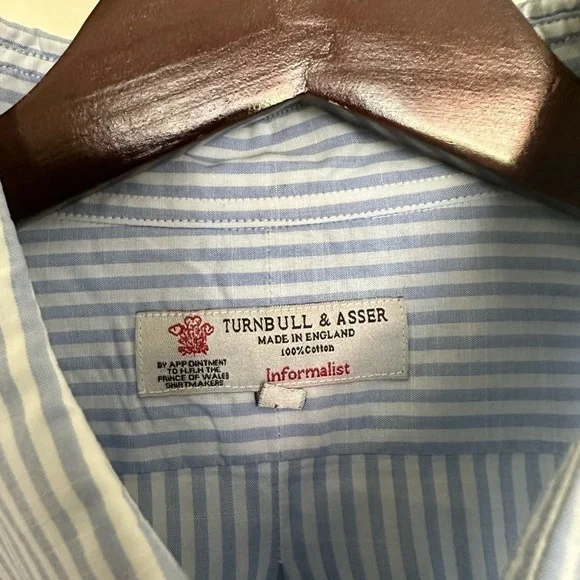 Turnbull & Asser RARE Informalist Oxford Collar Button Down - Picture 5 of 7
